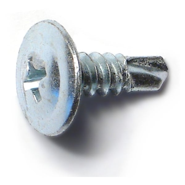 Buildright Self-Drilling Screw, #8 x 1/2 in, Zinc Plated Steel Truss Head Phillips Drive, 10000 PK 08009 - main